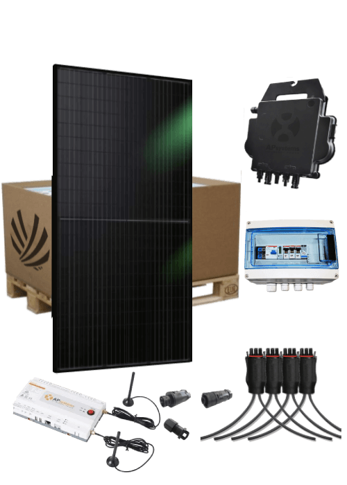 Kit 6 panneaux solaires micro onduleur avec batterie – pose au sol – Kits  autoconsommation solaire