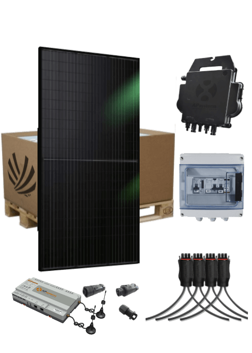 Kit Solaire 3kW - Système d'énergie solaire complet avec panneaux 375Wc et  onduleur SUNGROW 3kW
