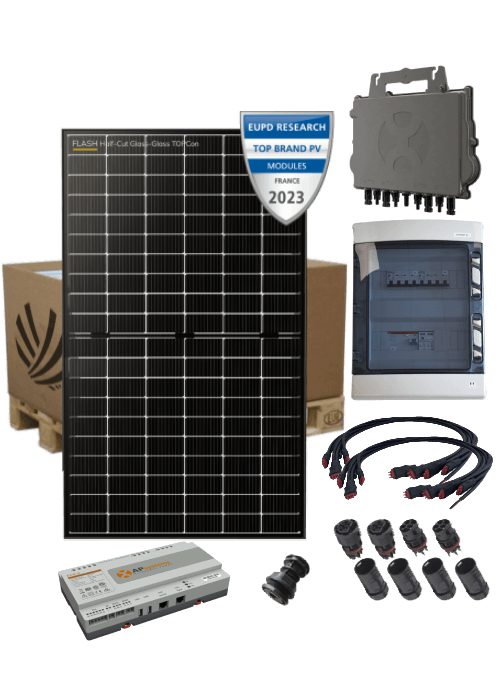 Self-consumption kit 9 kW 18 Dualsun TopCon 500 W Triphase