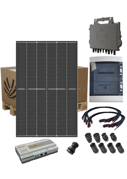 Autoconsumption solar kit 9 kW 18 panels Trina Vertex S+ micro-Inverter APSystems QT2