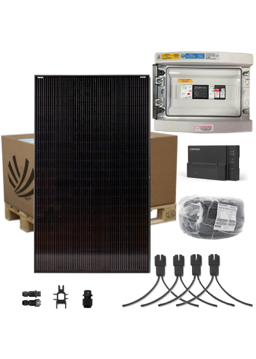 AUTOCONSUMPTION SOLAR KIT 2 KW 4 PANELS VOLTEC DIAMENT MICRO-INVERTER ENPHASE IQ8-P