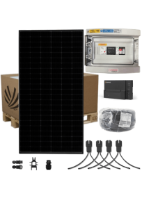 Autoconsumption solar kit 6 kW Monophase 16 Panels Voltec Tarka 375W Micro-inverter Enphase IQ8-AC