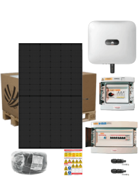 Kit solaire Autoconsommation 6 kW Triphase 14 panneaux Jinko Solar tiger Neo R 425W Full Black avec onduleur Huawei 6KTL-M1