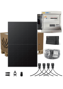 Kit Solaire Autoconsommation 6 kW Triphase 14 Panneaux Longi Solar Hi-MO X6 425W Full Black Micro-Onduleur Enphase IQ8-AC