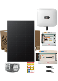 Autoconsumption solar kit 6 kW Triphase 14 Panels Longi Solar Hi-MO X6 425W Full Black with Huawei inverter 6KTL-M1