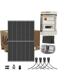 Autoconsumption solar kit 6 kW Monophase 12 Panels Trina Vertex S+ 500W Micro-inverter Enphase IQ8-P