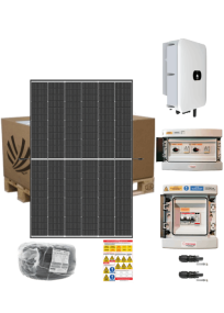 Autoconsumption solar kit 6 kW Monophase 12 Panels Trina Vertex S+ 500W with Huawei central inverter 6KTL-L1