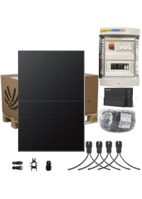 Kit Solaire Autoconsommation 6 kW Monophase 14 Panneaux Longi Solar Hi-MO X6 425W Full Black Micro-Onduleur Enphase IQ8-AC