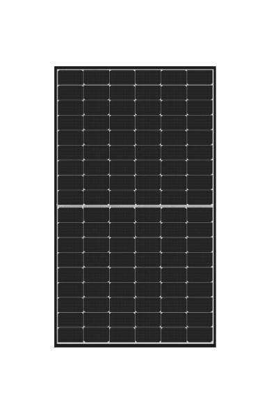 Jinko Solar Tiger Neo R 440W TOPCON Half-Cut Cadre Noir PPE2 CRE4 Solar Panel (JKM440N-54HL4R-V) front view