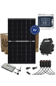 6000Wc Autoconsumption solar kit with 16 panels Meyer Burger panels and APSystems micro-Inverters