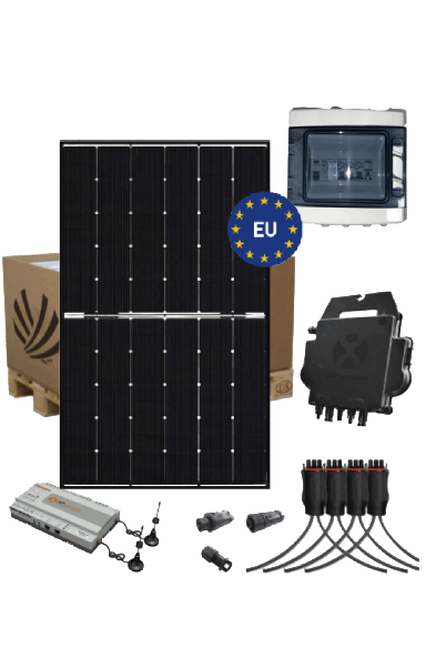 6000Wc Autoconsumption solar kit with 16 panels Meyer Burger panels and APSystems micro-Inverters