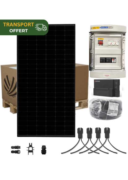 Autoconsumption solar kit 6 kW Monophase 16 Panels Voltec Tarka 375W Micro-inverter Enphase IQ8-AC