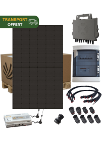 6800Wc Autoconsumption solar kit with 16 panels LONGI panels and APSystems micro-Inverters Triphase