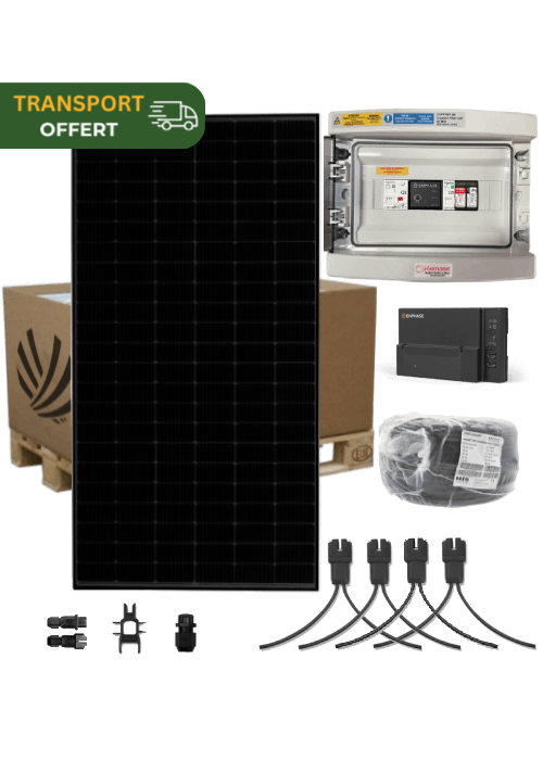 Kit Solaire Autoconsommation 6 kW Triphase 12 Panneaux Voltec Diament 500W Micro-Onduleur Enphase IQ8-P