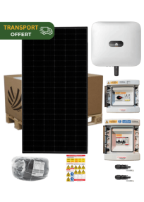 Autoconsumption solar kit 6 kW Triphase 12 Panels Voltec Diament 500W with Huawei central inverter 6KTL-M1