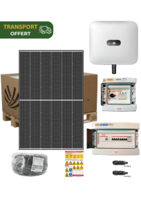 Autoconsumption solar kit 6 kW Triphase 14 Panels Trina Vertex S+ Bifacial 425W with Huawei central inverter 6KTL-M1