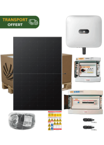 Autoconsumption solar kit 6 kW Triphase 14 Panels Longi Solar Hi-MO X6 425W Full Black with Huawei inverter 6KTL-M1