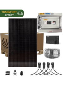 Autoconsumption Solar Kit 2 KW 4 Panels Voltec Diament Micro-Inverter Enphase IQ8-P