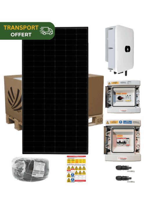 Autoconsumption Solar Kit 3 KW 8 Panels Voltec Diament 375W With Huawei Central Iinverter 3KTL-L1