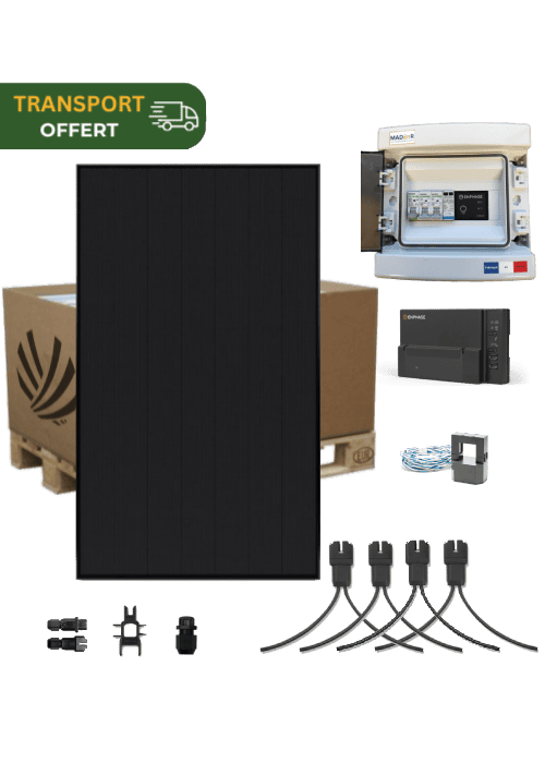 Kit Solaire Autoconsommation 3400 Wc avec 8 Panneaux Sunpower Maxeon 6AC et Micro-Onduleur Enphase