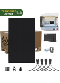 3400Wc Autoconsumption solar kit with 8 panels Sunpower Maxeon 6AC and Enphase micro-Inverters