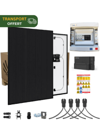 Self-consumption solar kit 3 kW 8 panels Sunpower P6 AC - 375Wp Enphase IQ8-MC microinverter monophase