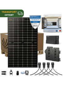 Self-consumption solar kit 6000 W 12 bifacial topcon panels Dualsun micro-inverter Enphase IQ8-P