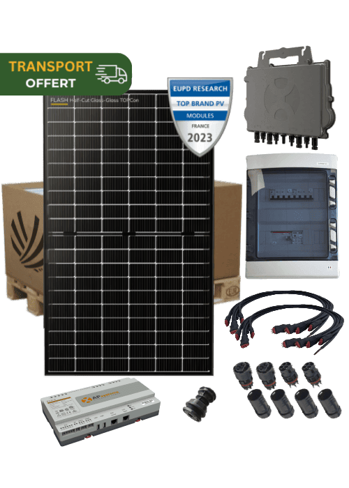 kit autoconsommation 9 000 W avec 18 panneaux Dualsun 500W