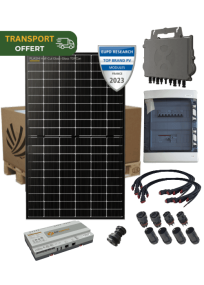 9000 Wc Triphase Autoconsumption solar kit with 18 Dualsun panels and APSystems micro-Inverters