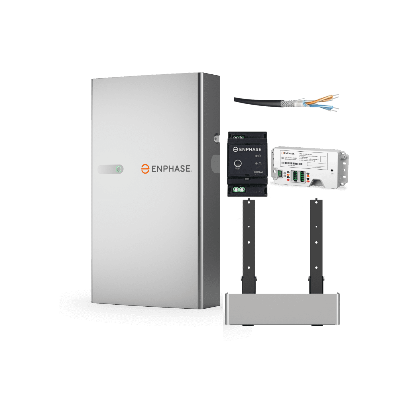 Kit batterie Enphase IQ5P 5 kWh Installation au sol complète