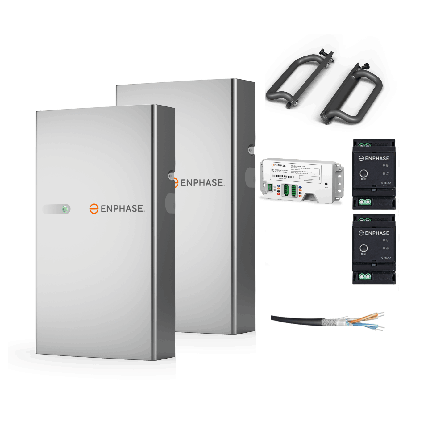 Kit complet Batterie Enphase IQ 5P 10 kWh installation murale