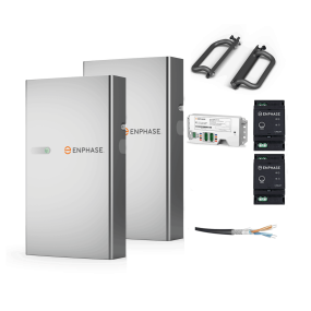 Enphase IQ 5P 10 kWh battery Complete kit wall installation