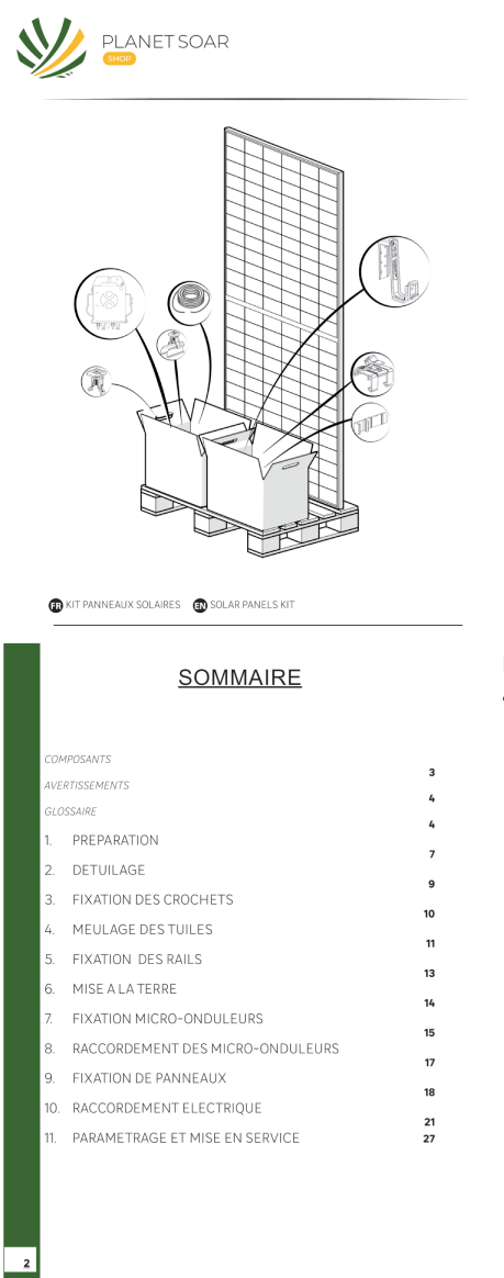 Installation and use of the 6000w solar self-consumption kit